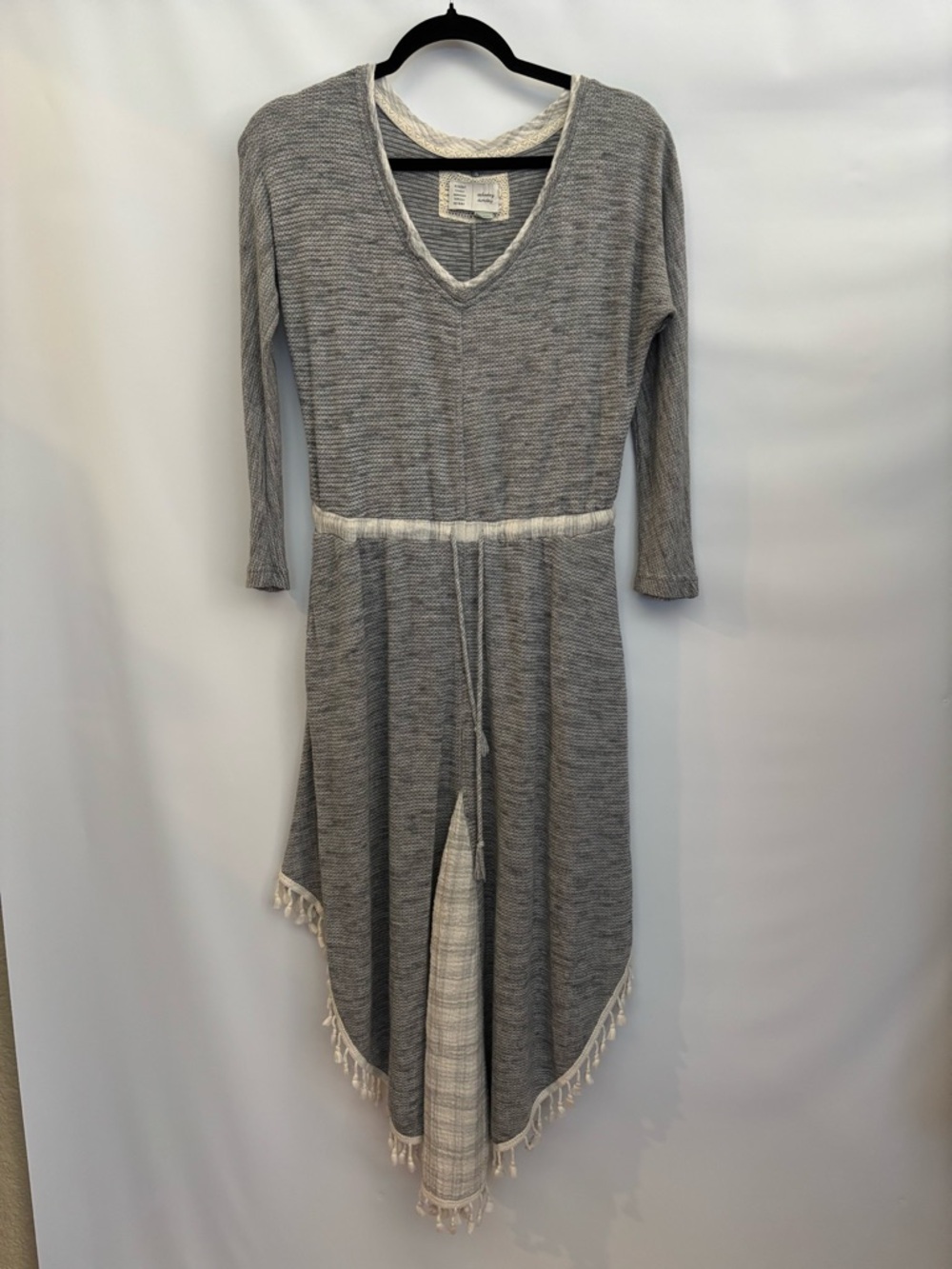 Anthropologie Saturday/Sunday Tasseled Maxi Dress Size S